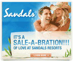 3 Night Free plus save up to 65% at Sandals & Beaches Resorts 