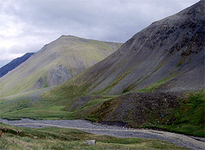 Valley in the Brooks Range, north of Atigun Pass, by Nick Lawrence
