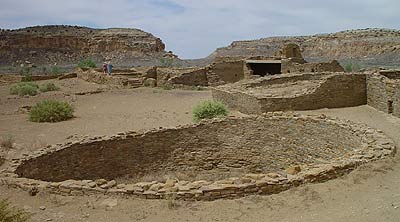 Pueblo Bonito Kiva, by George Davis