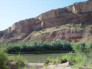 San Juan River in Bluff, Utah, by George Davis