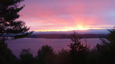 Sunrise Over Vermont, by George Davis
